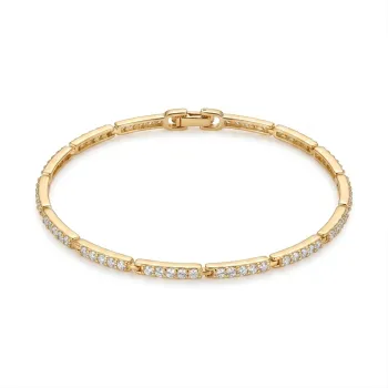 دستبند زنانه استیل مدل فول نگین کد 402