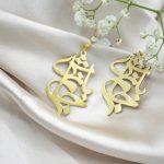 گوشواره آویز برنج جانم باش