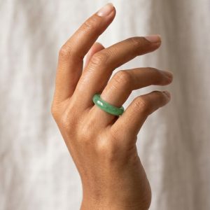 انگشتر سنگ _ اونتورین _ سایز 18