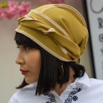 دورگ نوار دوزی شده زیتونی روشن
